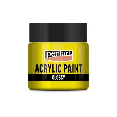 Akrylová farba lesklá 50 ml, žltá