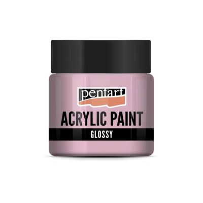 Akrylová farba lesklá 50 ml, ružová