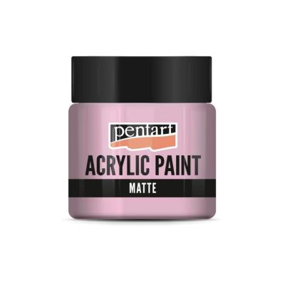 Akrylová farba matná 50 ml, ružová