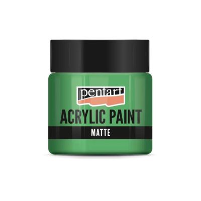 Akrylová farba matná 50 ml, papagájová zelená