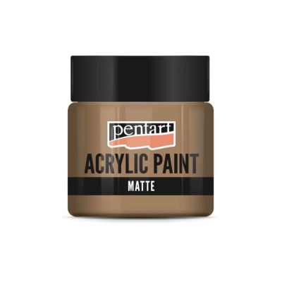 Akrylová farba matná 50 ml, hnedá Mars