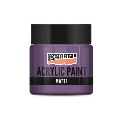 Akrylová farba matná 50 ml, fialová