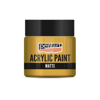 Akrylová farba matná 50 ml, mandarínka