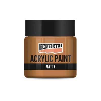Akrylová farba matná 50 ml, červená terakota
