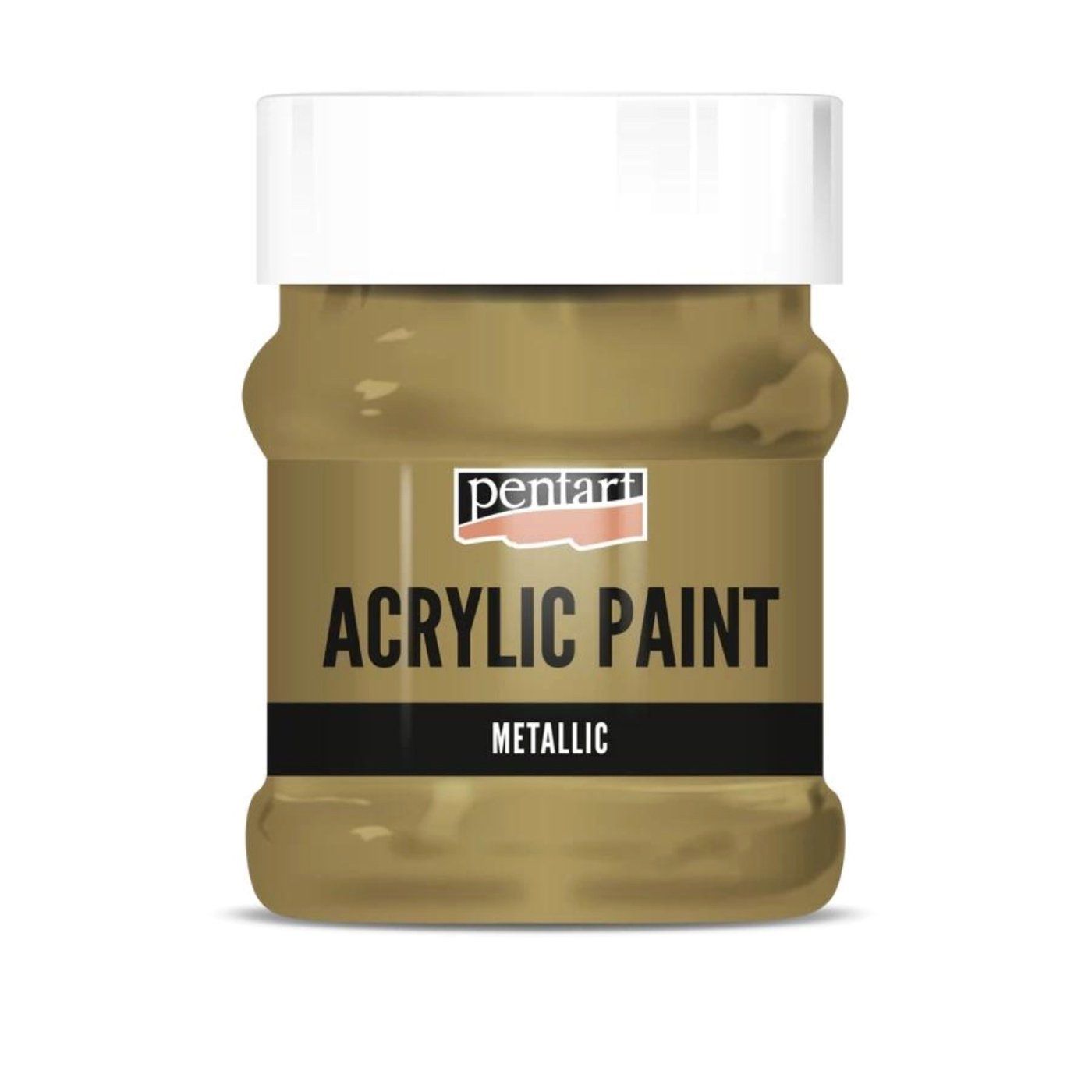 Akrylová farba 230 ml, metalická antická medená
