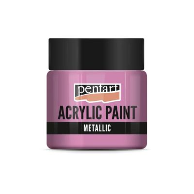Akrylová farba 50 ml, metalická svetlofialová