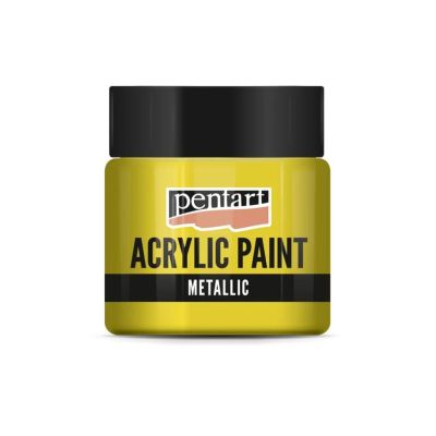 Akrylová farba 50 ml, metalická baroková zlatá