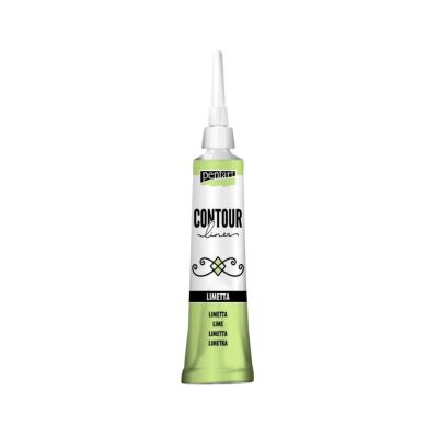 Univerzálna kontúrovacia farba 20 ml trblietavá limetka