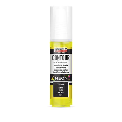 Univerzálna kontúrovacia farba 20 ml, neónová žltá