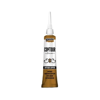 Univerzálna kontúrovacia farba 20 ml metalická staromeď