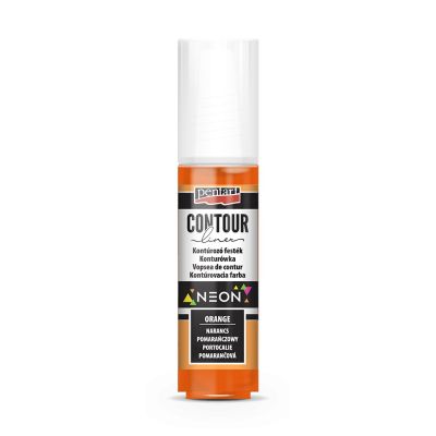 Univerzálna kontúrovacia farba 20 ml, neónová oranžová