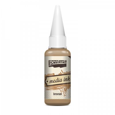 Media Ink atrament 20 ml, bronzová