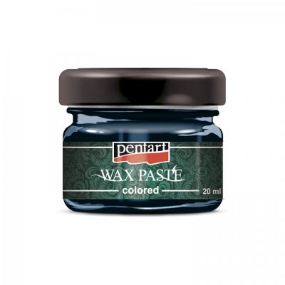 Vosková pasta, farebná, 20 ml, modrá