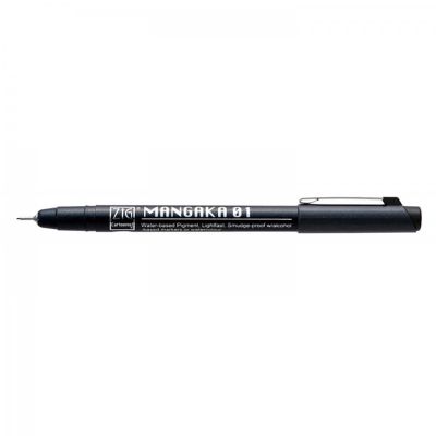 Kuretake, Fixka Mangaka 0.1, 010 Black