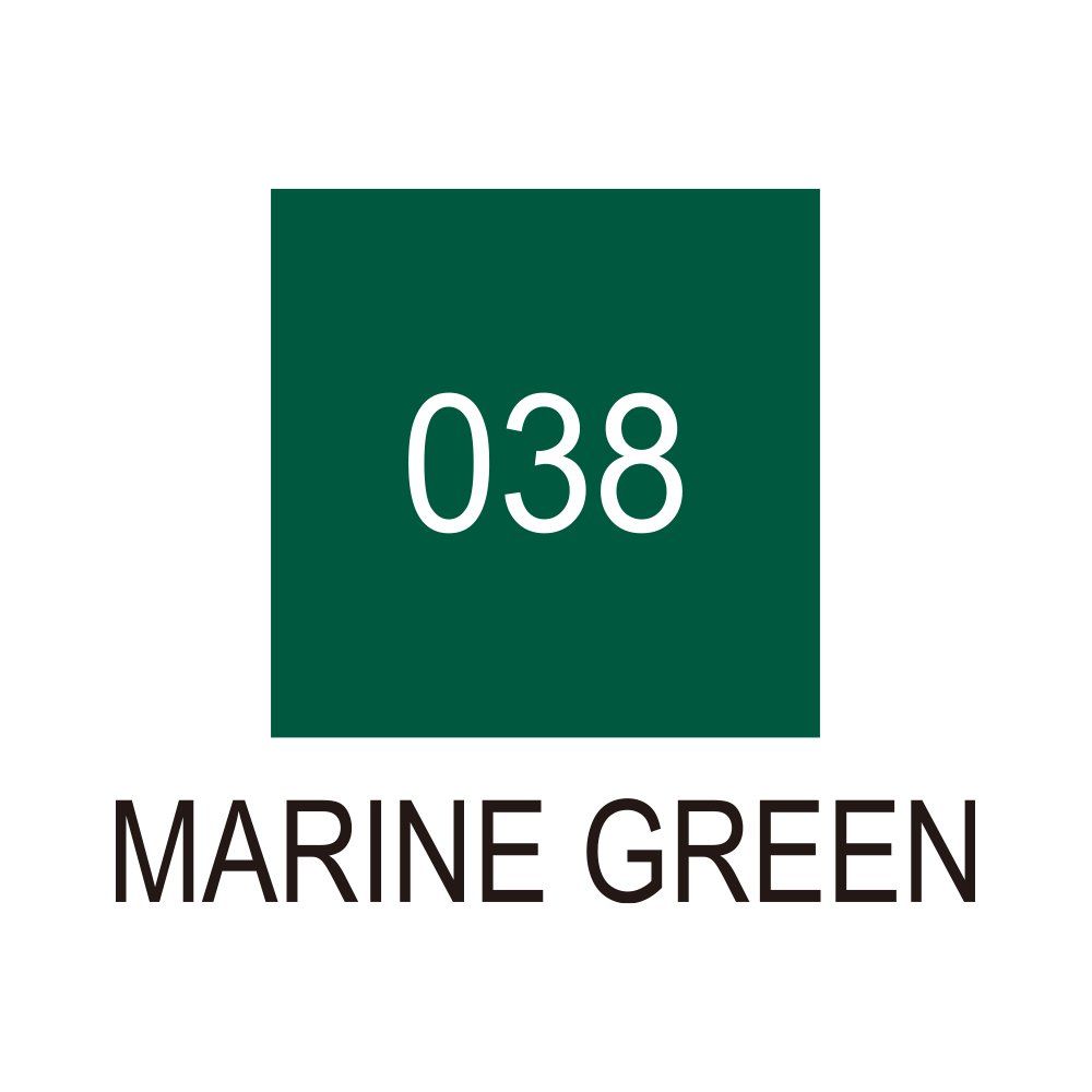 Kuretake, Art & Graphic Twin, 038 Marine Green