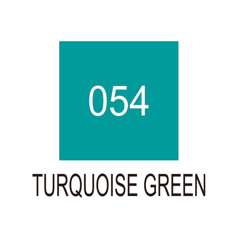Kuretake, Art & Graphic Twin, 054 Turquoise Green