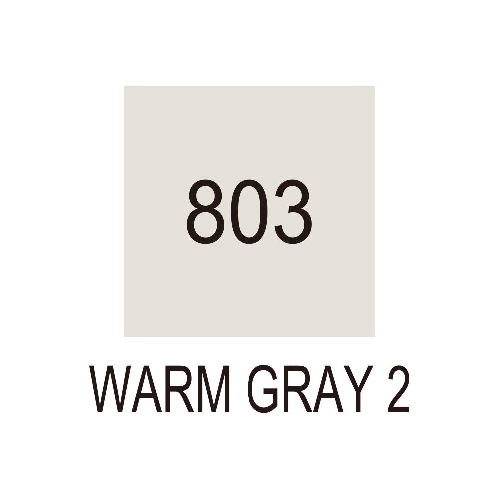 Kuretake, Art & Graphic Twin, 803 Warm Gray 2