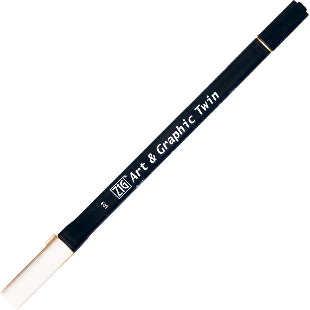 Kuretake, Art & Graphic Twin, 803 Warm Gray 2