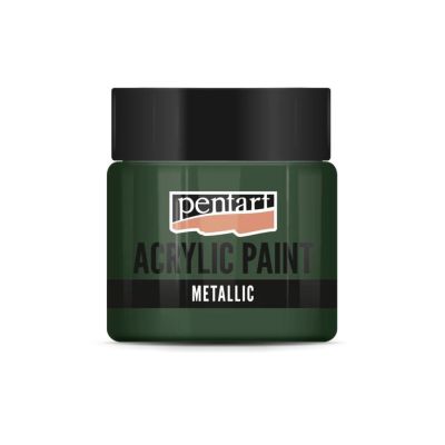 Akrylová farba 50 ml, metalická brečtanová zelená