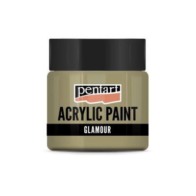 Akrylová farba, glamour, 50 ml, antická zlatá