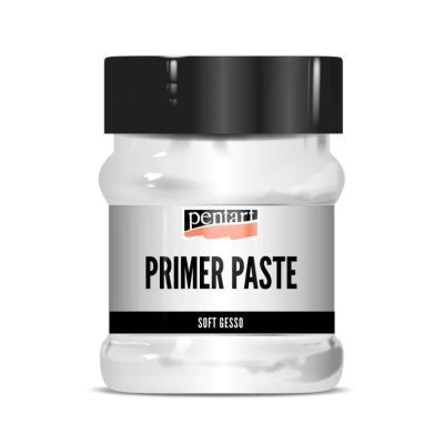 Podkladová pasta soft gesso, primer, biela, 230 ml