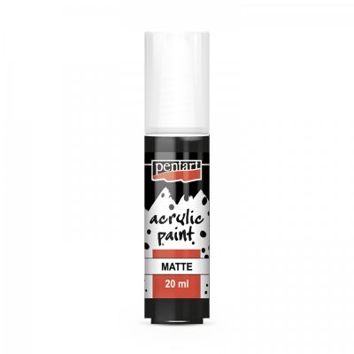 Akrylová farba matná 20 ml, čierna