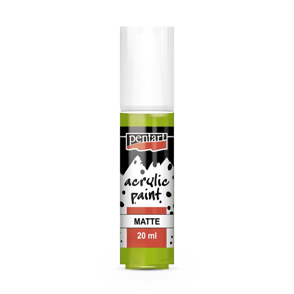 Akrylová farba matná 20 ml, jablková zelená