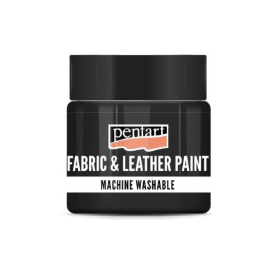 Farba na textil a kožu, 50 ml, čierna