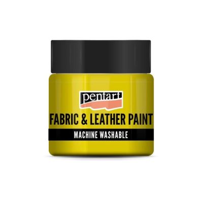 Farba na textil a kožu, 50 ml, žltá