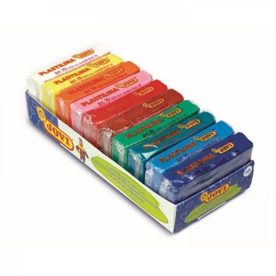 JOVI plastelína pre deti, 10 x 50 g, 10 farieb