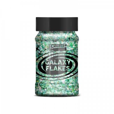Galaxy vločky, 100 ml, zelená zem