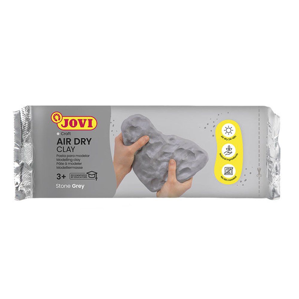 Samotvrdnúca modelovacia hmota JOVI 250g, šedá