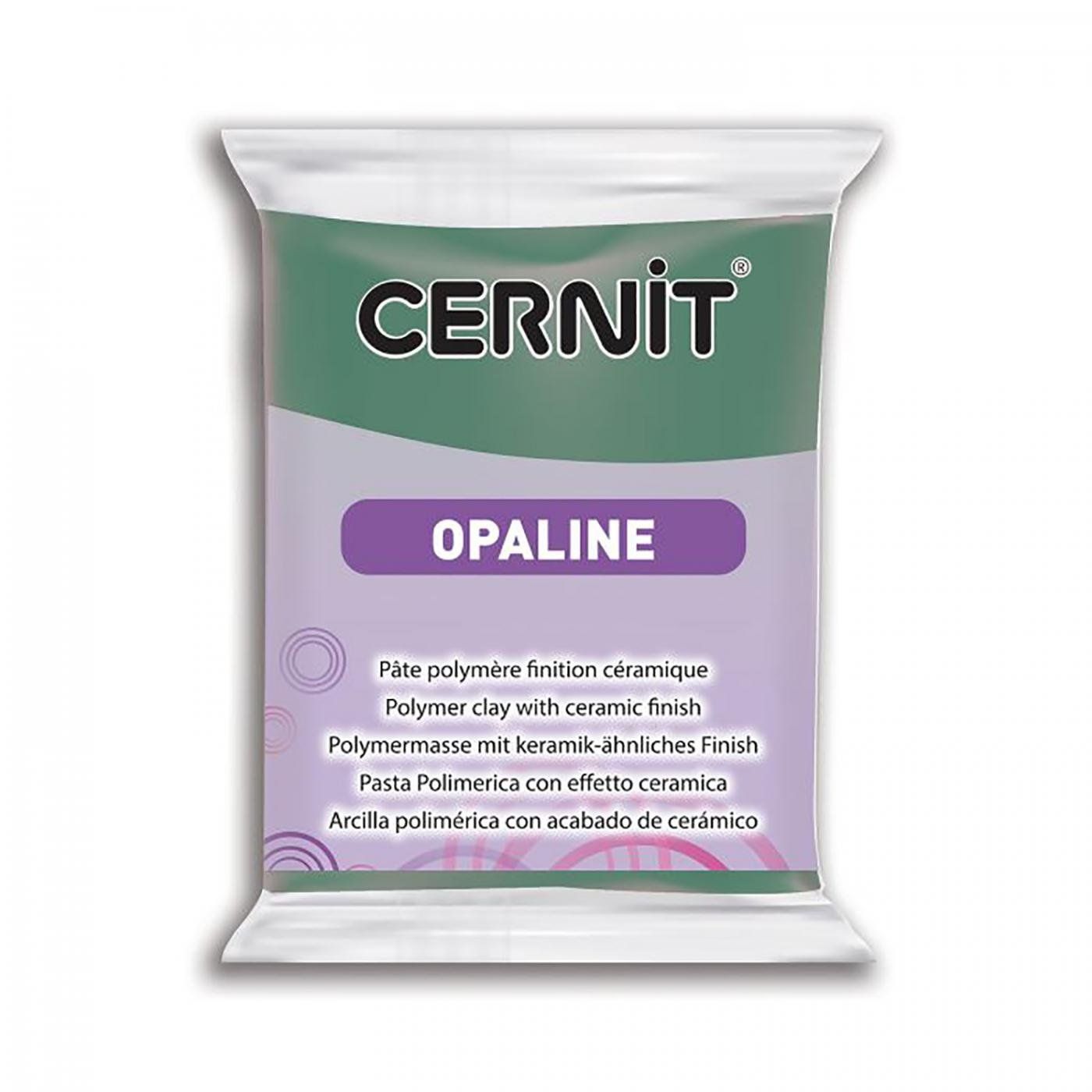 CERNIT Opaline 56g keramický vzhľad, 637 zelená