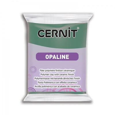 CERNIT Opaline 56g keramický vzhľad, 637 zelená