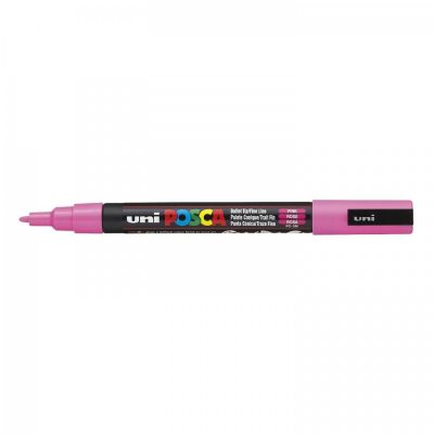 Uni Posca fixka PC-3M, 1,3 mm, ružová