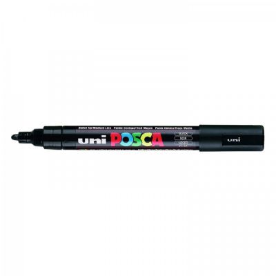 Uni Posca fixka PC-5M, 2,5 mm, čierna