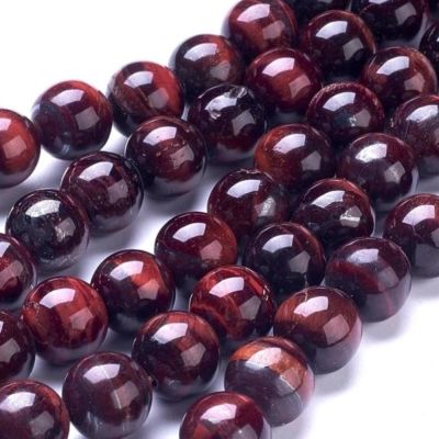 Býčie oko, 8 mm, farbený prírodný minerál