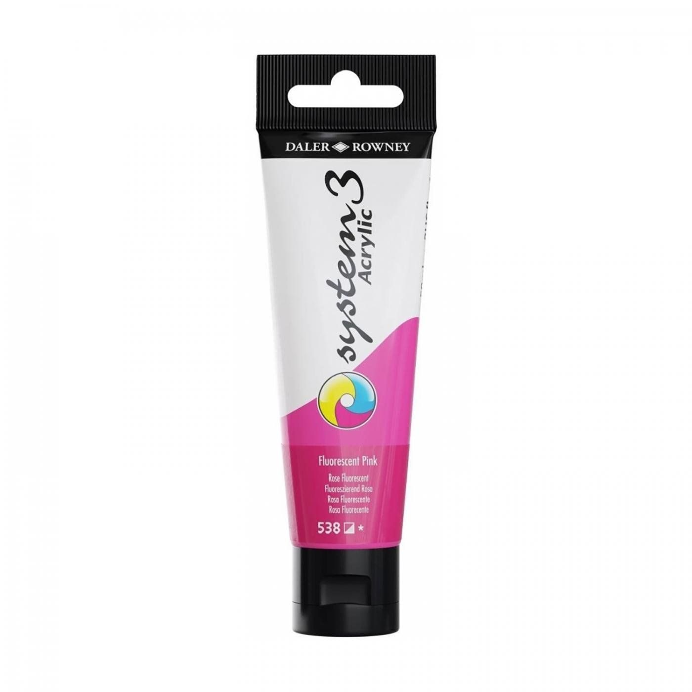 D&R System3 Acrylic 59 ml, Fluorescent pink