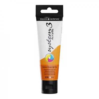 D&R System3 Acrylic 59 ml, Cadmium orange light