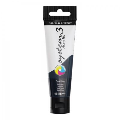 D&R System3 Acrylic 59 ml, Paynes grey