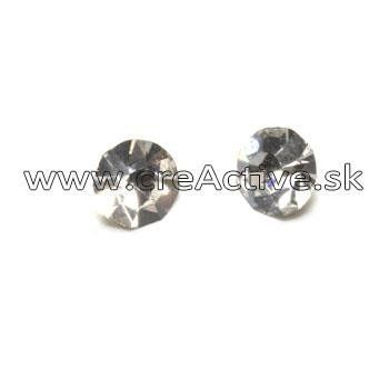 Štrasové kamienky priehľadná, 2 mm, 1440 ks