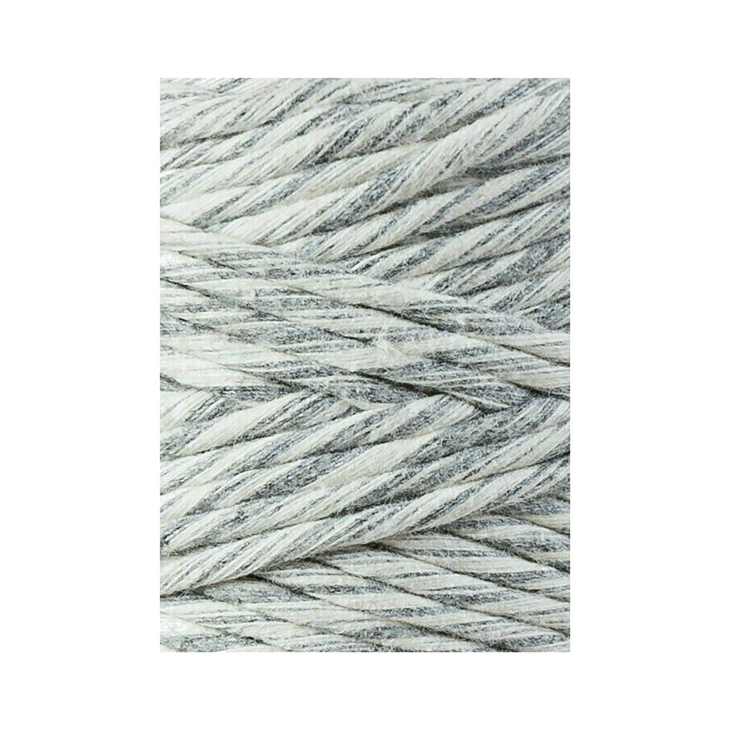 Bobbiny, Macramé točená šnúra, 3 mm, 100 m, Marble