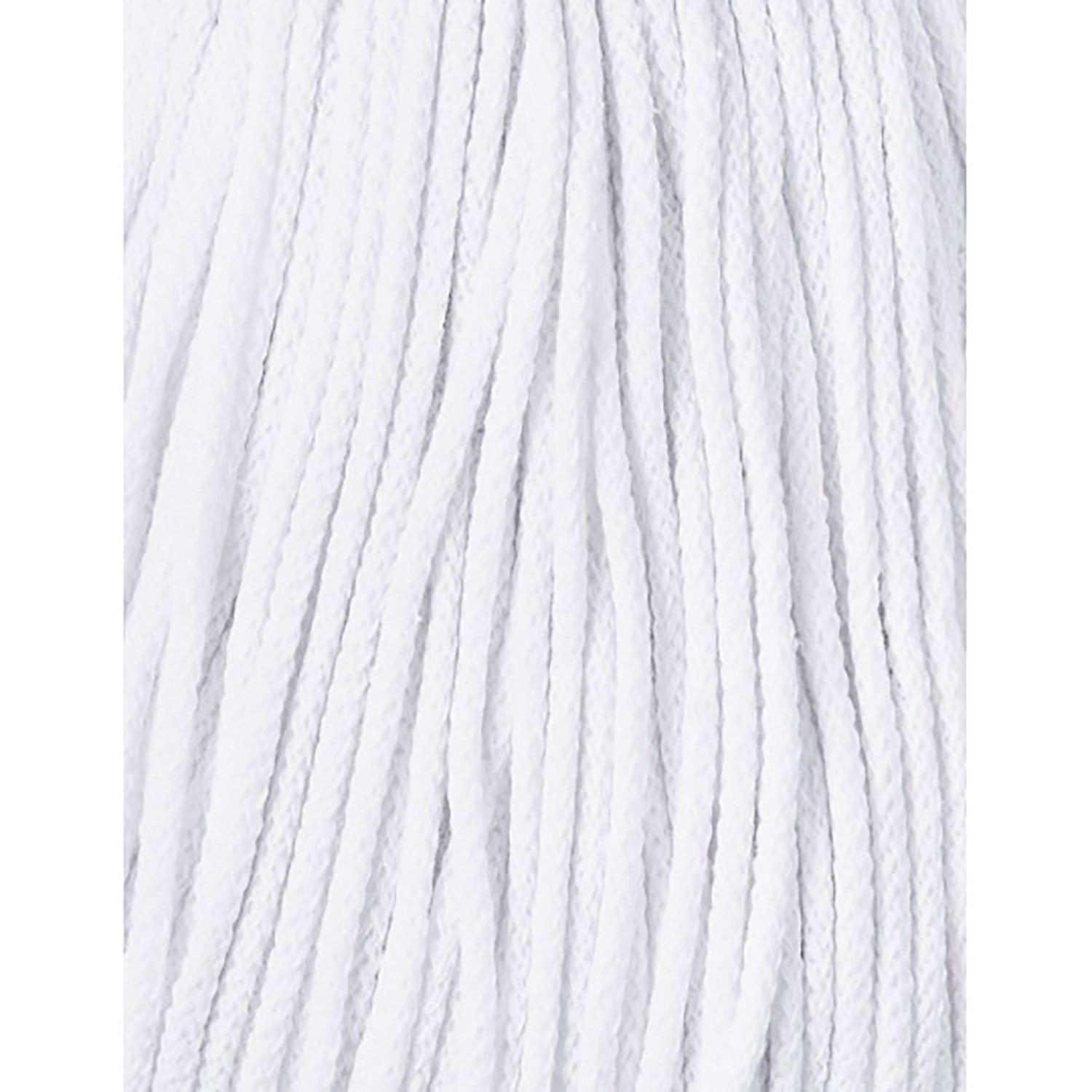 Bobbiny, Macramé pletená šnúra, 3 mm, 100 m, White