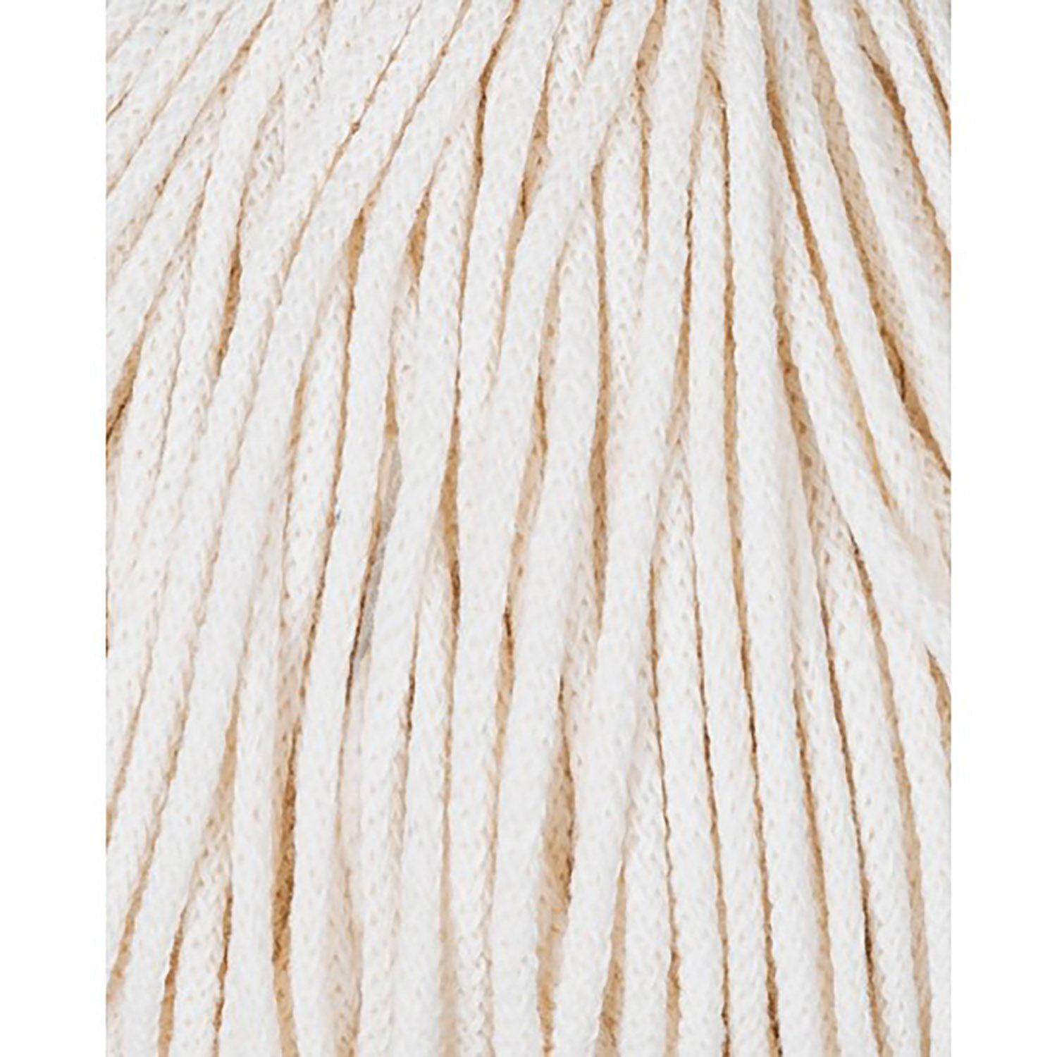 Bobbiny, Macramé pletená šnúra, 3 mm, 100 m, Natural