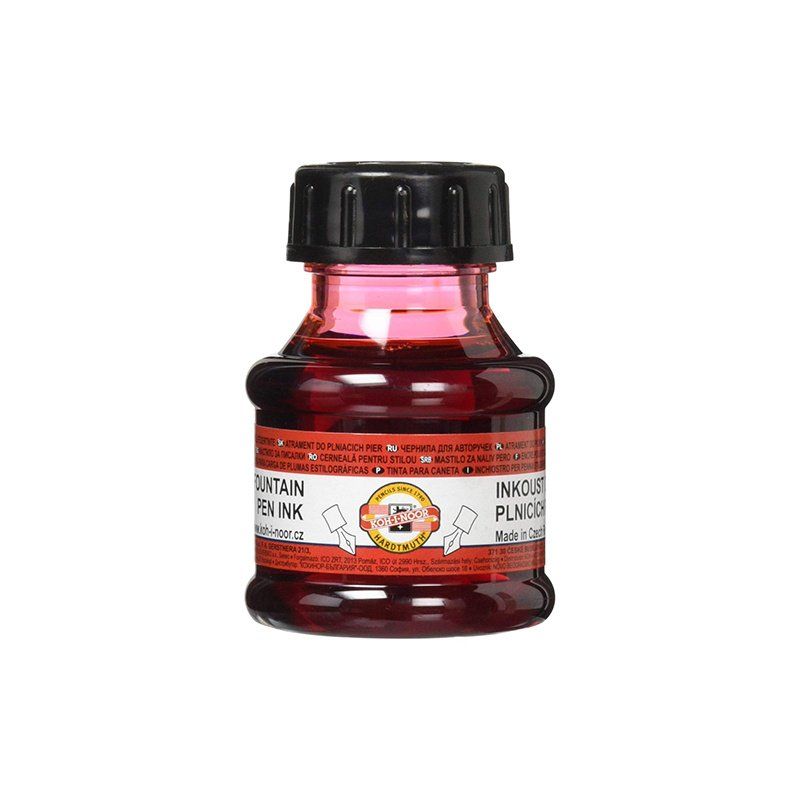 Atrament, KOH-I-NOOR, červený, 50 g
