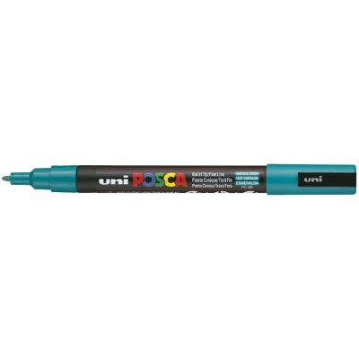 Uni Posca fixka PC-3M, 1,3 mm, smaragdová