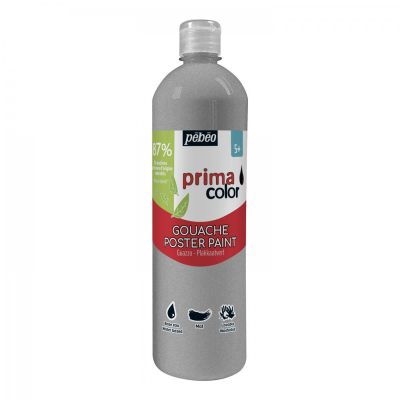 Primacolor Liquid, temperová farba, 1 l, 252 Metalic Silver