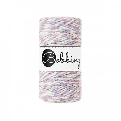 Bobbiny, Macramé točená šnúra, 3 mm, 100 m, Magis Iris