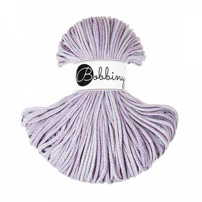 Bobbiny, Macramé pletená šnúra, 3 mm, 100 m, Magic Iris