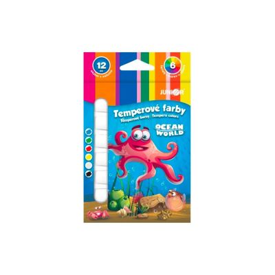 Temperové farby Ocean World 12 ml, sada 6 ks